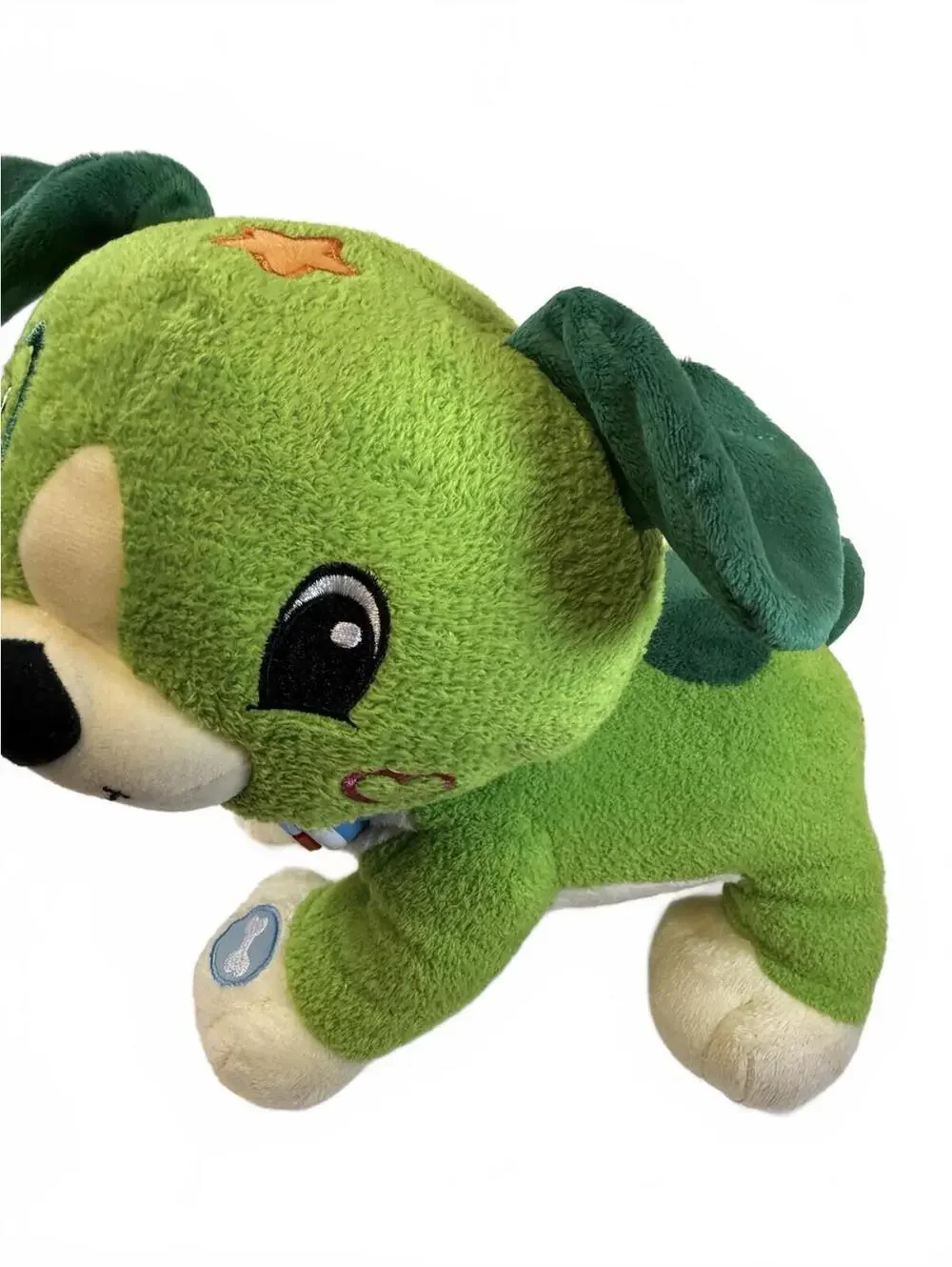 LeapFrog Read With Me SCOUT Interactive Music Plush Stuffed Dog TESTED & WORKS